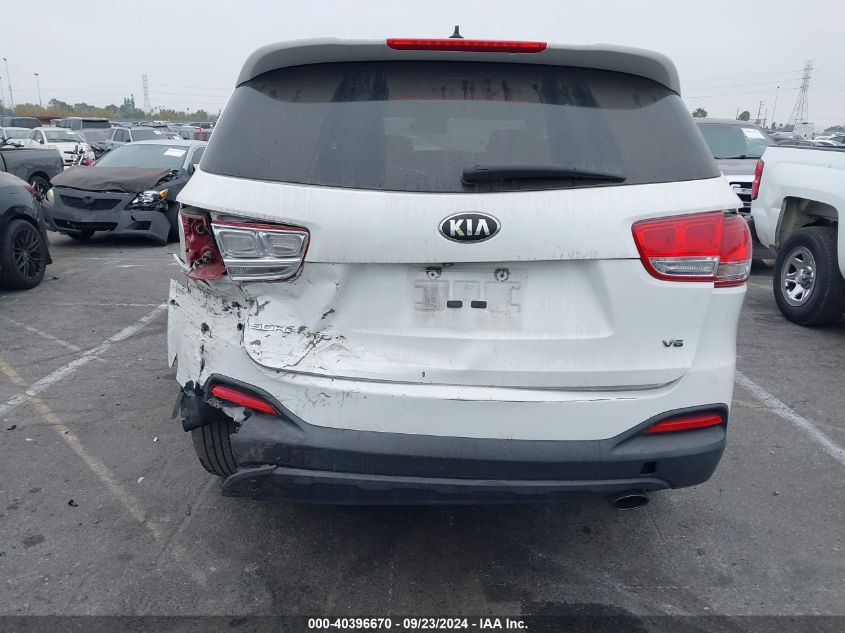 2016 KIA SORENTO 3.3L LX - 5XYPG4A51GG107848