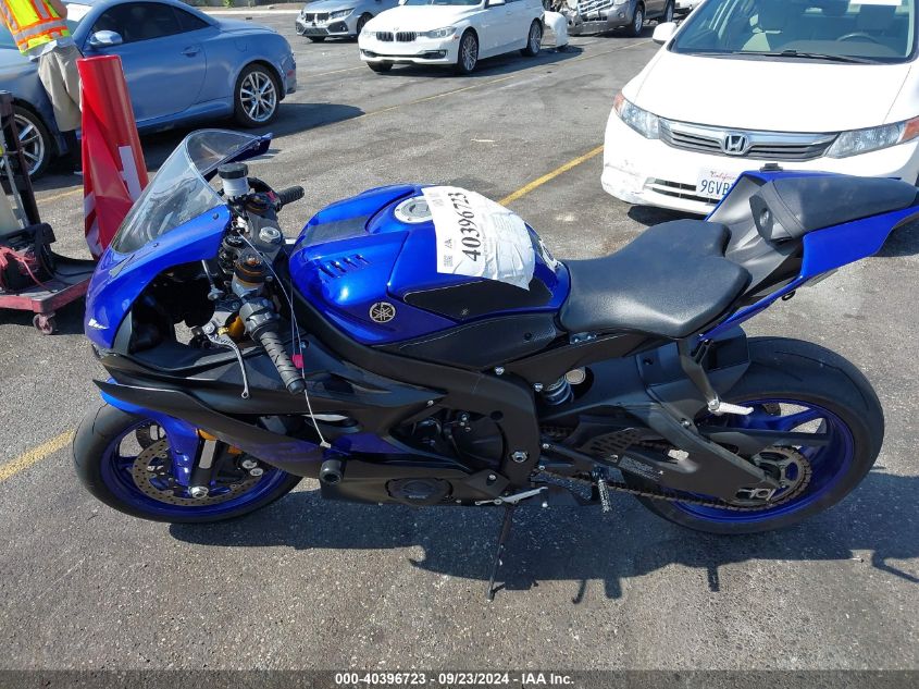 2019 Yamaha Yzfr6 C VIN: JYARJ28Y6KA002189 Lot: 40396723