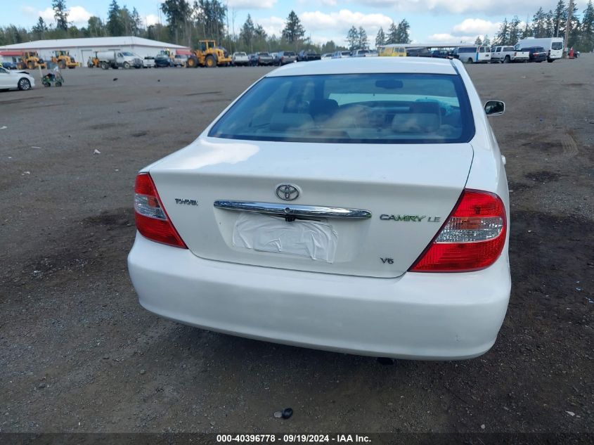 2003 Toyota Camry Le V6 VIN: 4T1BF32K23U041004 Lot: 40396778