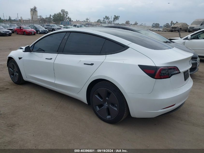 VIN 5YJ3E1EA2PF616607 2023 Tesla Model 3, Rear-Whee... no.3