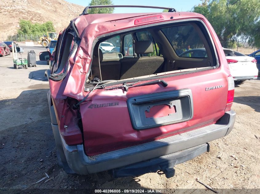 1999 Toyota 4Runner Limited V6 VIN: JT3GN87RXX0102438 Lot: 40396805