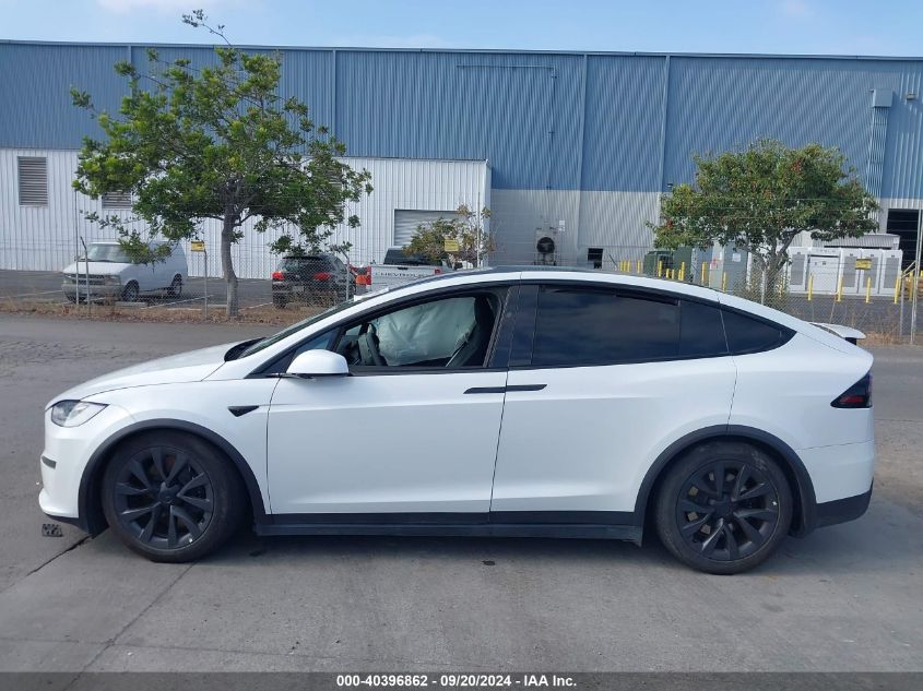 2023 Tesla Model X Dual Motor All-Wheel Drive/Standard Range VIN: 7SAXCAE53PF375847 Lot: 40396862