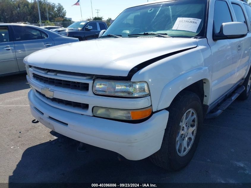 2002 Chevrolet Tahoe Z71 VIN: 1GNEK13T52R200051 Lot: 40396886