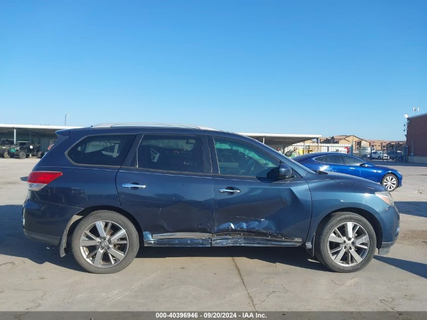 2014 Nissan Pathfinder Platinum VIN: 5N1AR2MN3EC604073 Lot: 40396946