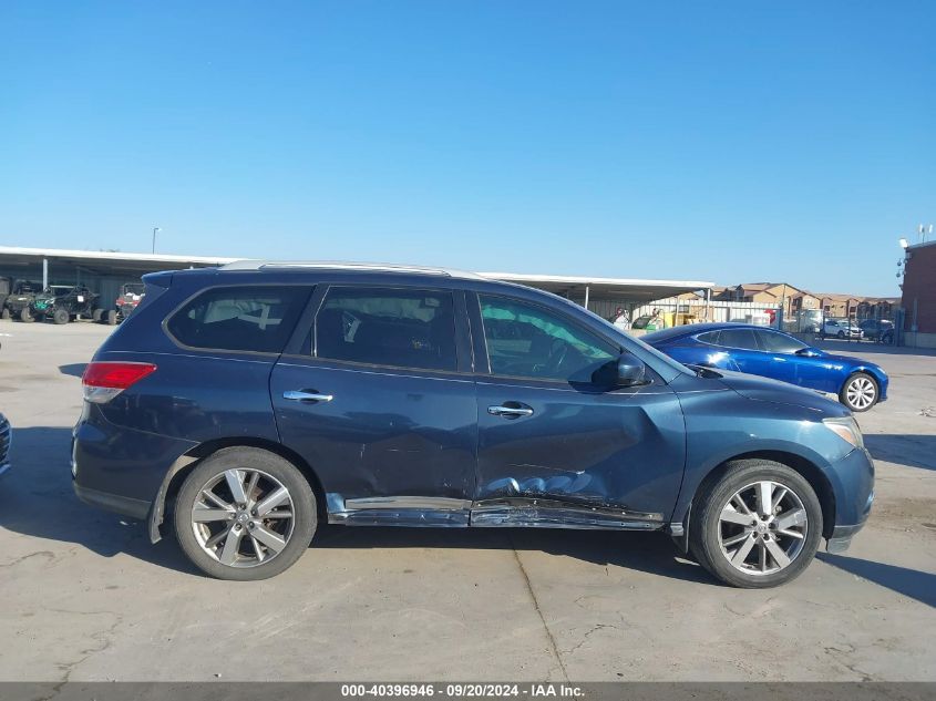 2014 Nissan Pathfinder Platinum VIN: 5N1AR2MN3EC604073 Lot: 40396946