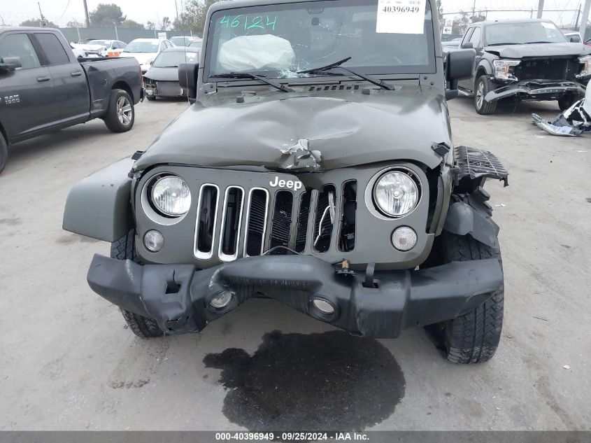 2016 Jeep Wrangler Unlimited Sahara VIN: 1C4HJWEG4GL166295 Lot: 40396949