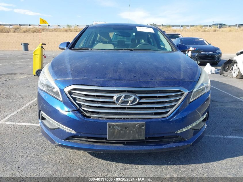 5NPE24AF9FH180956 2015 Hyundai Sonata Se