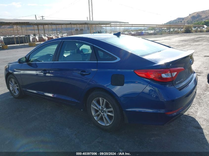 5NPE24AF9FH180956 2015 Hyundai Sonata Se