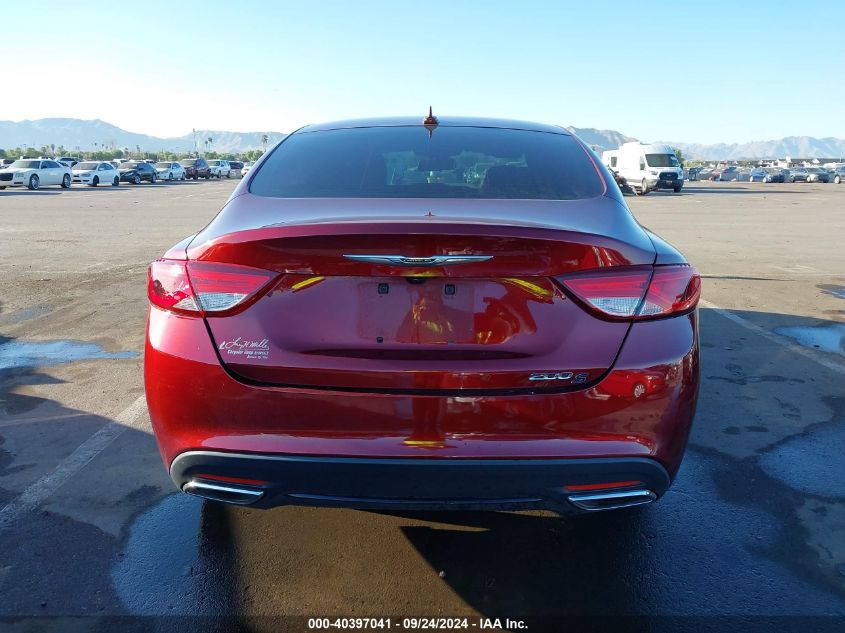 2016 Chrysler 200 S VIN: 1C3CCCBG7GN104759 Lot: 40397041