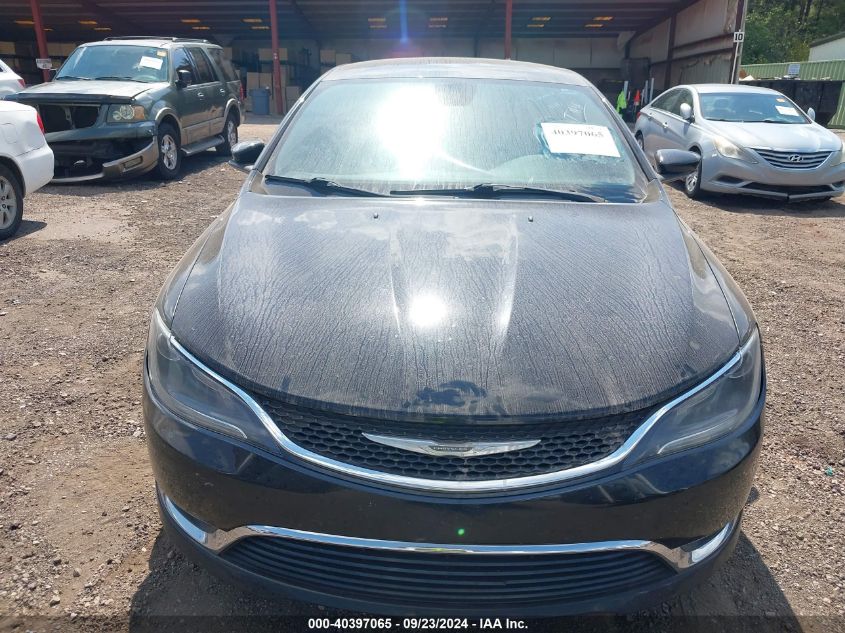 2015 Chrysler 200 Limited VIN: 1C3CCCAB1FN754837 Lot: 40397065