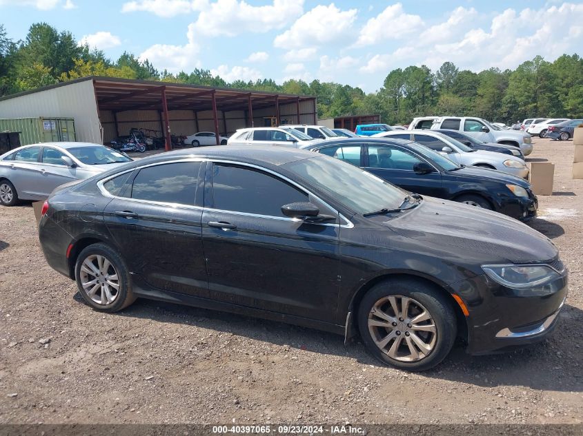 2015 Chrysler 200 Limited VIN: 1C3CCCAB1FN754837 Lot: 40397065