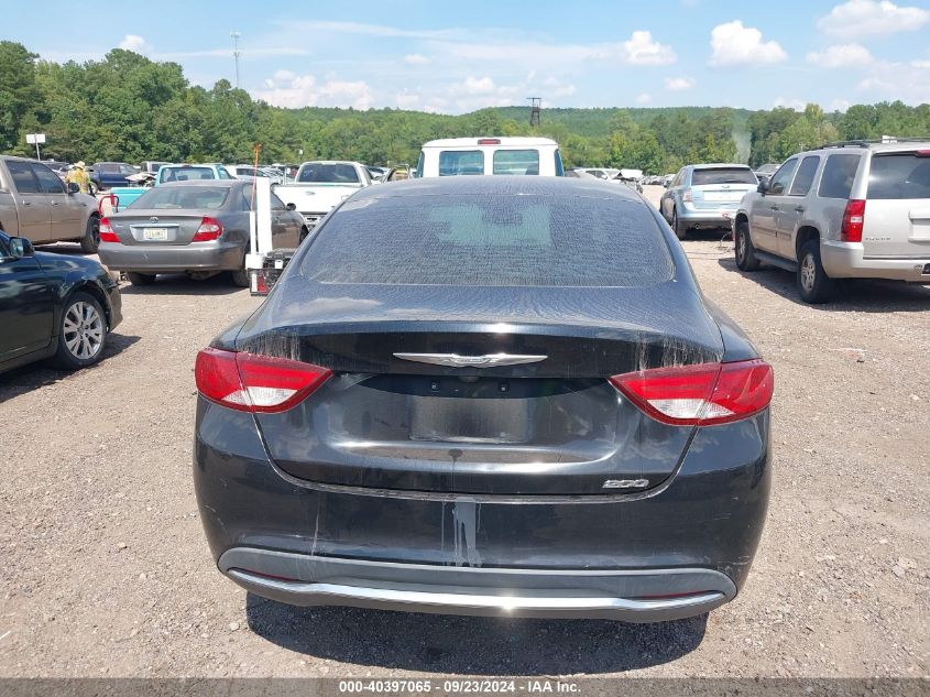 2015 Chrysler 200 Limited VIN: 1C3CCCAB1FN754837 Lot: 40397065