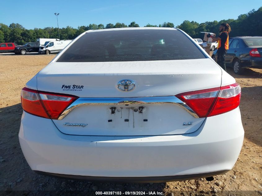 2016 Toyota Camry Le VIN: 4T1BF1FKXGU510344 Lot: 40397103