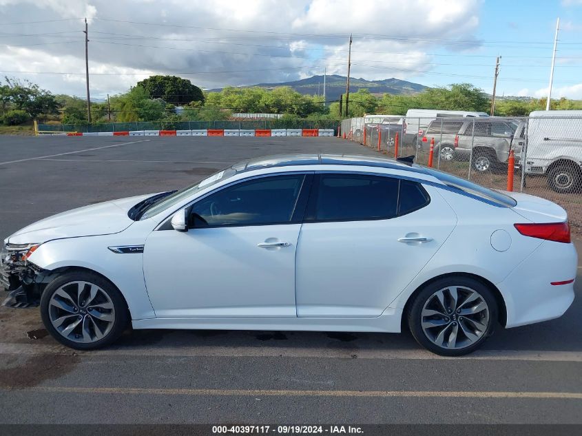 2015 KIA OPTIMA SX TURBO - 5XXGR4A60FG506191