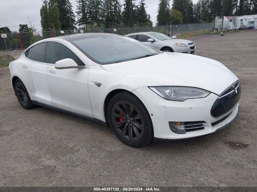 5YJSA1H25FFP74272 2015 TESLA MODEL S - Image 1