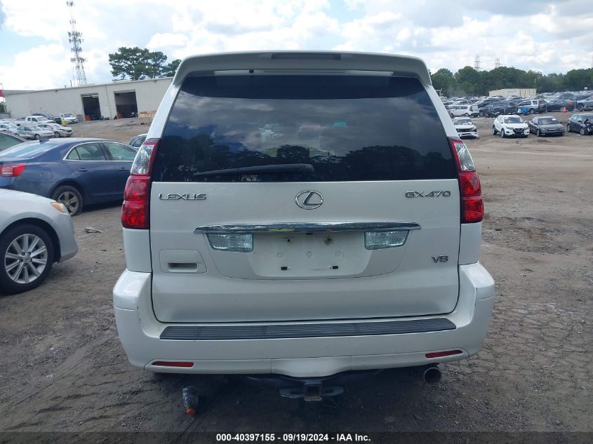 2009 Lexus Gx 470 VIN: JTJBT20X290177135 Lot: 40397155