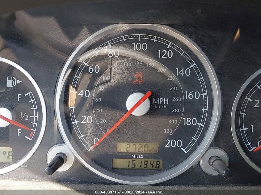 2005 Chrysler Crossfire Srt-6 VIN: 1C3AN75N75X056880 Lot: 40397167