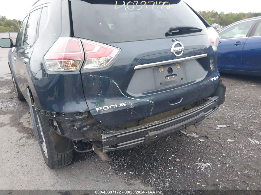 2016 Nissan Rogue Sv VIN: 5N1AT2MM0GC826338 Lot: 40397172