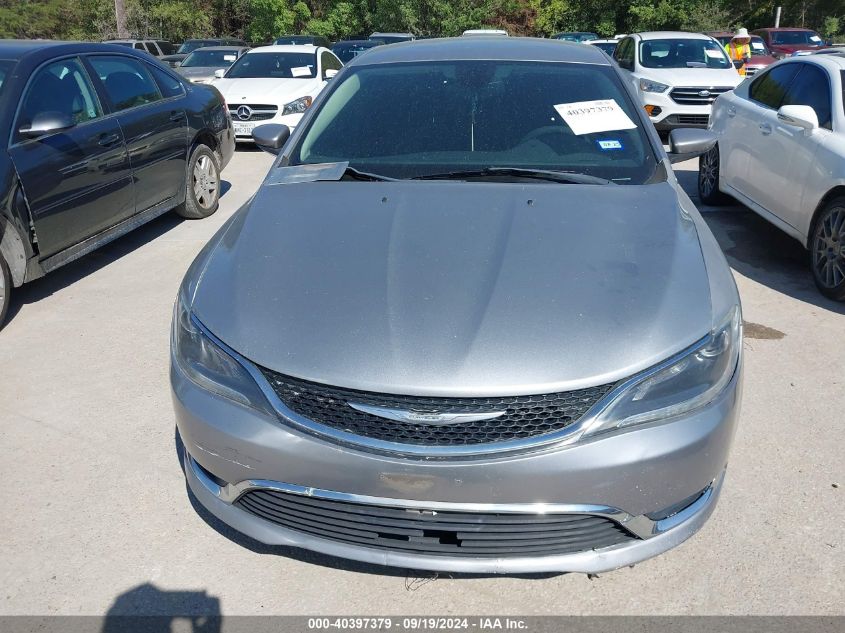 2015 Chrysler 200 Limited VIN: 1C3CCCAB2FN742373 Lot: 40397379