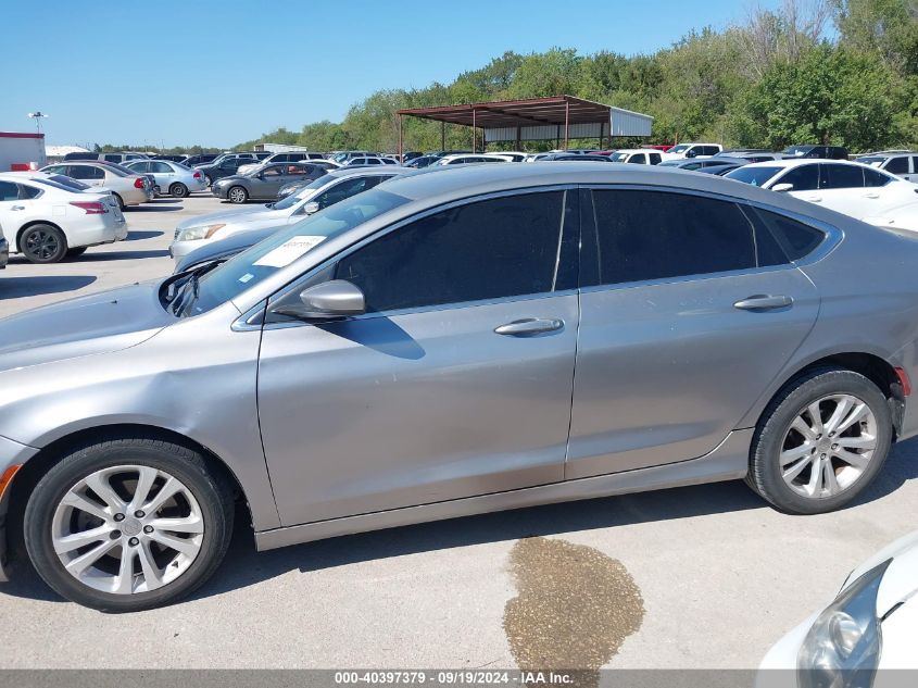 2015 Chrysler 200 Limited VIN: 1C3CCCAB2FN742373 Lot: 40397379