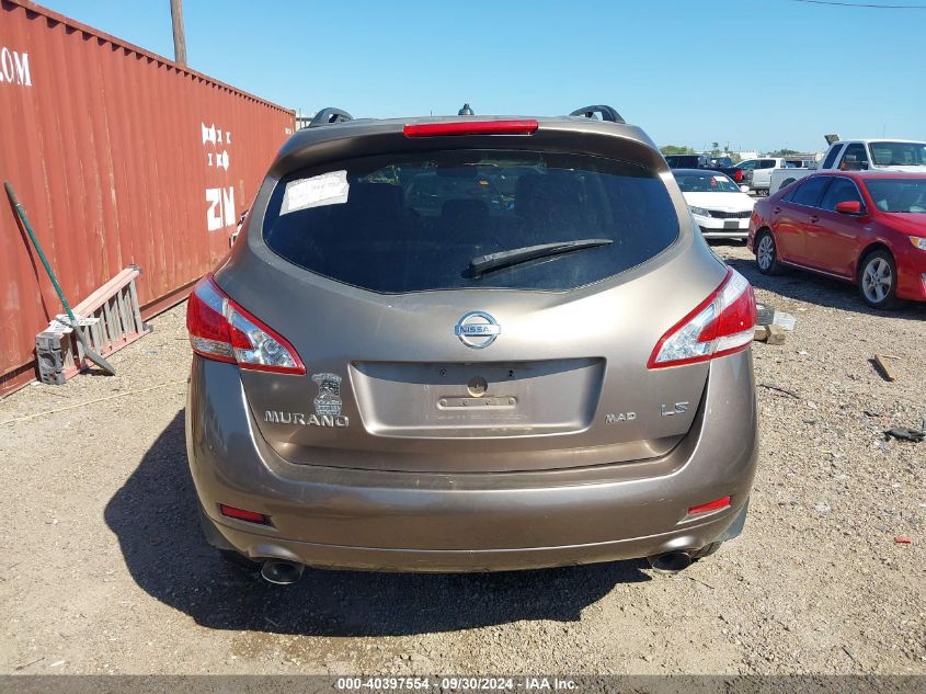 2012 Nissan Murano Sl VIN: JN8AZ1MW4CW230774 Lot: 40397554