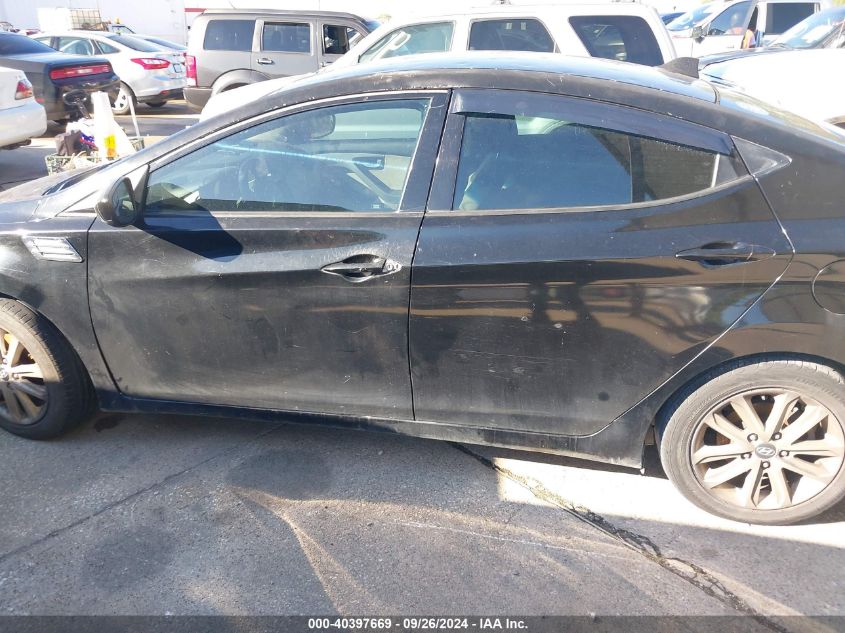 2014 Hyundai Elantra Se VIN: KMHDH4AE0EU148026 Lot: 40397669