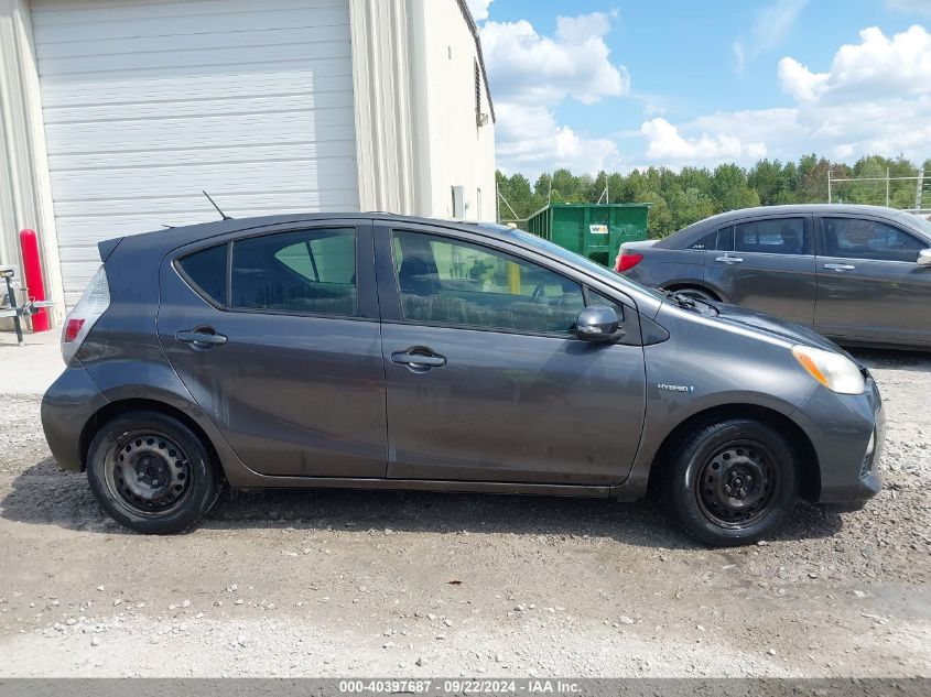 2013 Toyota Prius C Two VIN: JTDKDTB38D1536698 Lot: 40397687