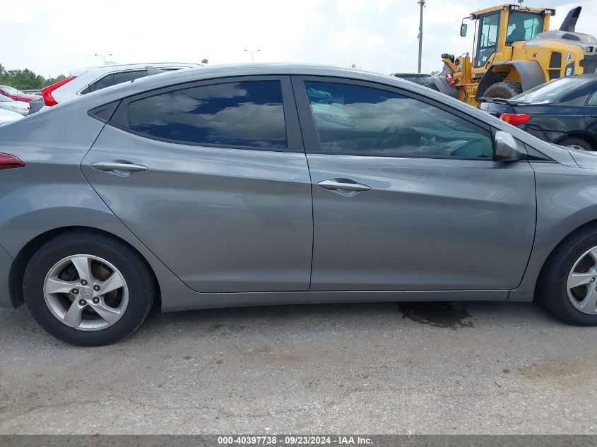 2014 Hyundai Elantra Se VIN: 5NPDH4AE7EH465526 Lot: 40397738