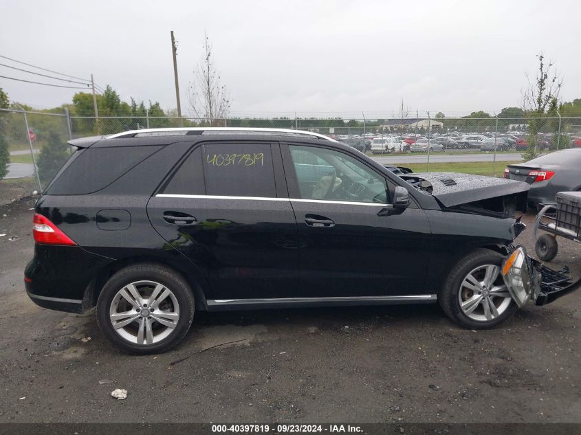 2015 Mercedes-Benz Ml 350 350 4Matic VIN: 4JGDA5HB9FA524585 Lot: 40397819