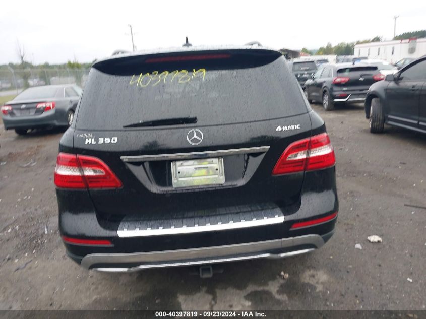 2015 Mercedes-Benz Ml 350 350 4Matic VIN: 4JGDA5HB9FA524585 Lot: 40397819