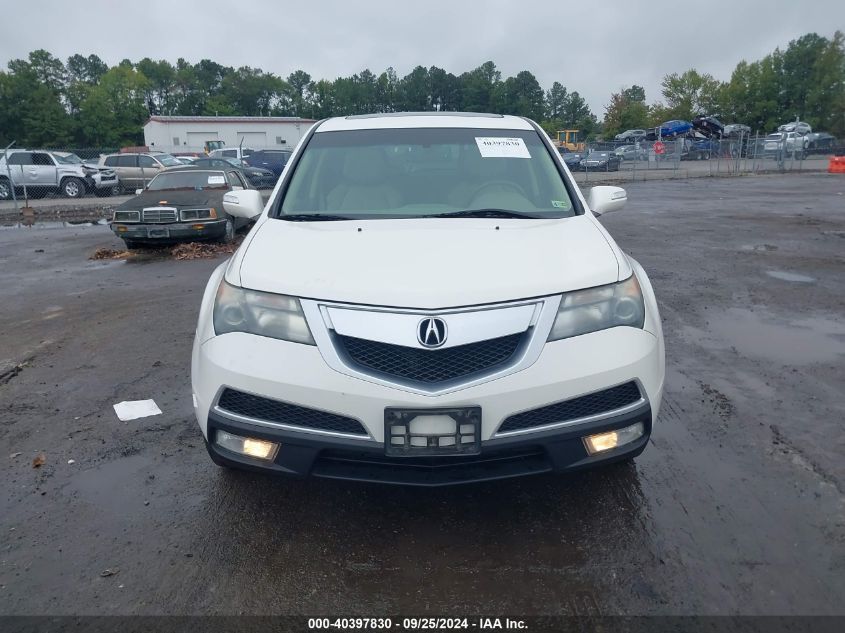 2013 Acura Mdx VIN: 2HNYD2H24DH522313 Lot: 40397830