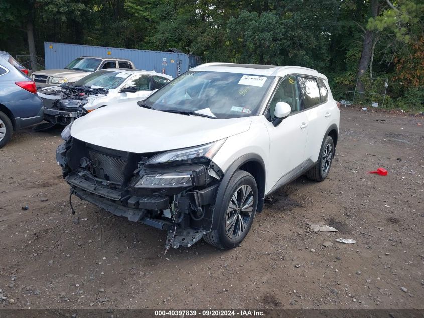 2021 Nissan Rogue Sv Intelligent Awd VIN: JN8AT3BB4MW203895 Lot: 40397839