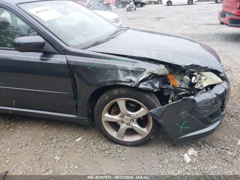 2009 Subaru Legacy 2.5I VIN: 4S3BL616497222602 Lot: 40397874