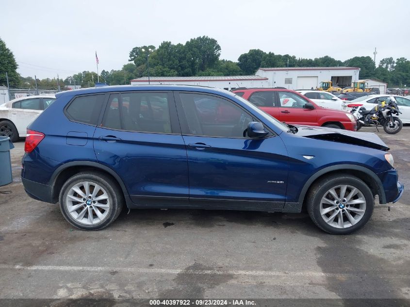 2013 BMW X3 XDRIVE28I - 5UXWX9C55D0D07320