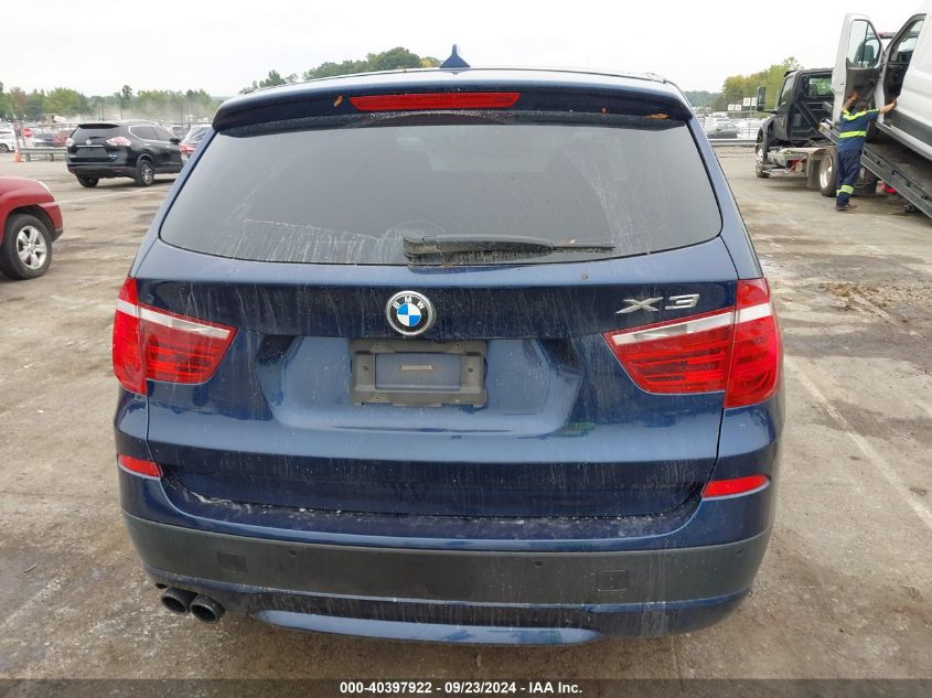 2013 BMW X3 xDrive28I VIN: 5UXWX9C55D0D07320 Lot: 40397922