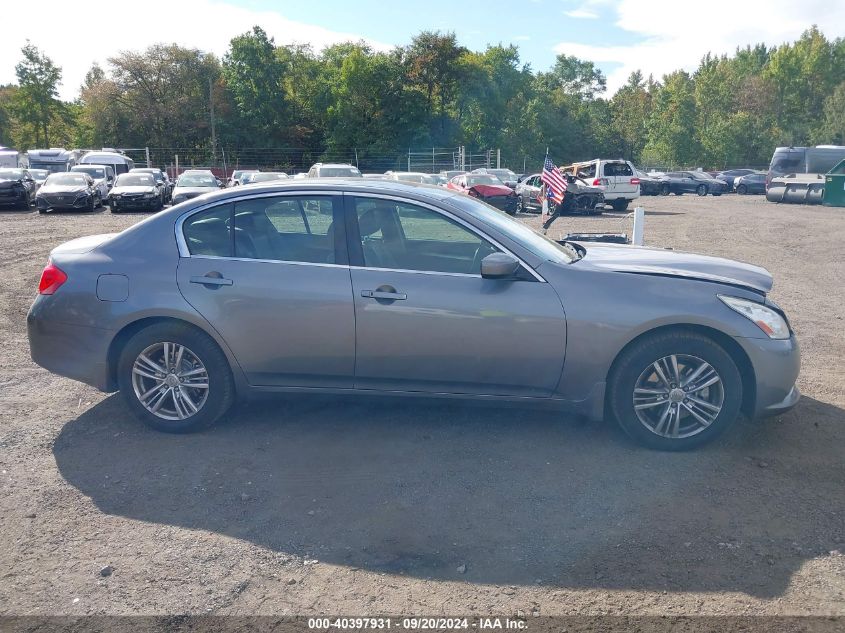 2013 Infiniti G37X VIN: JN1CV6AR4DM764577 Lot: 40397931