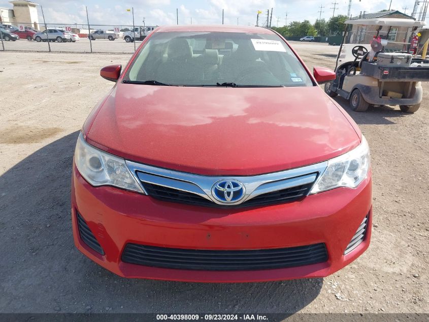 2012 Toyota Camry Hybrid Le VIN: 4T1BD1FK7CU034330 Lot: 40398009