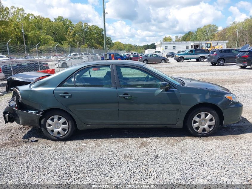 4T1BE32K72U554329 2002 Toyota Camry Le