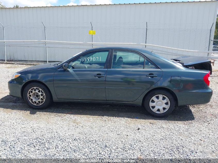 4T1BE32K72U554329 2002 Toyota Camry Le