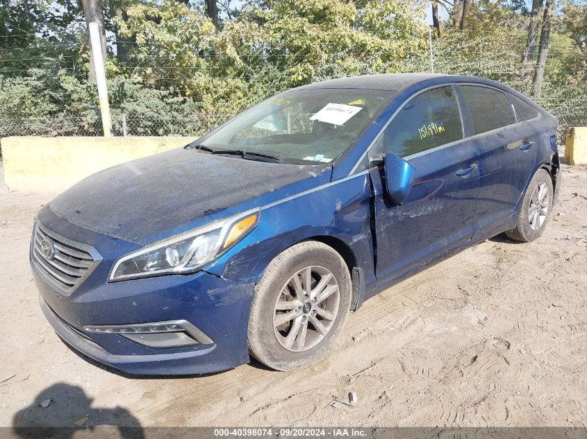 5NPE24AF7FH206857 2015 Hyundai Sonata Se