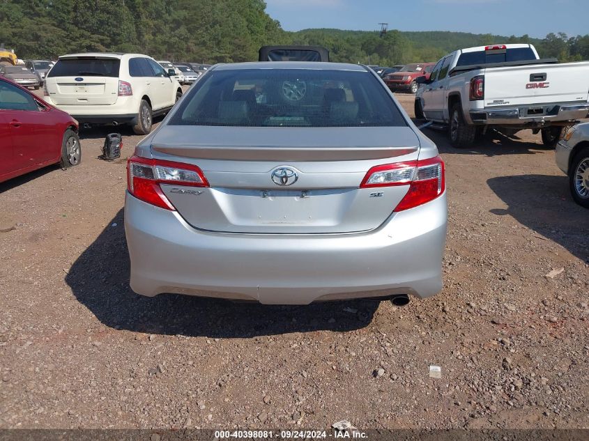 2013 Toyota Camry Se VIN: 4T1BF1FK0DU663357 Lot: 40398081