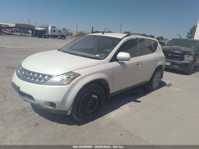 2007 NISSAN MURANO VIN: JN8AZ08T97W530570