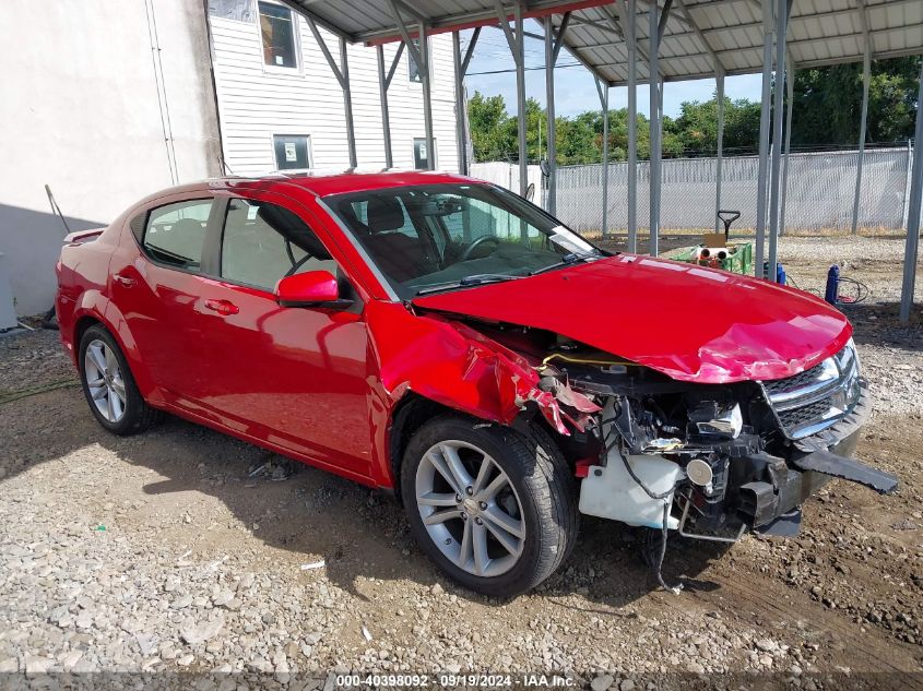 2012 Dodge Avenger Sxt Plus VIN: 1C3CDZEG4CN133819 Lot: 40398092