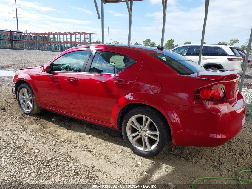 2012 Dodge Avenger Sxt Plus VIN: 1C3CDZEG4CN133819 Lot: 40398092