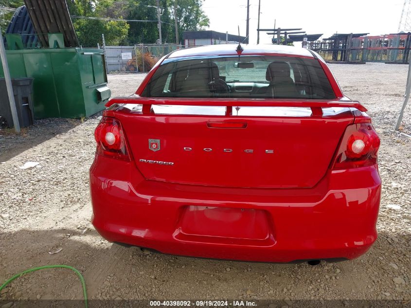 2012 Dodge Avenger Sxt Plus VIN: 1C3CDZEG4CN133819 Lot: 40398092