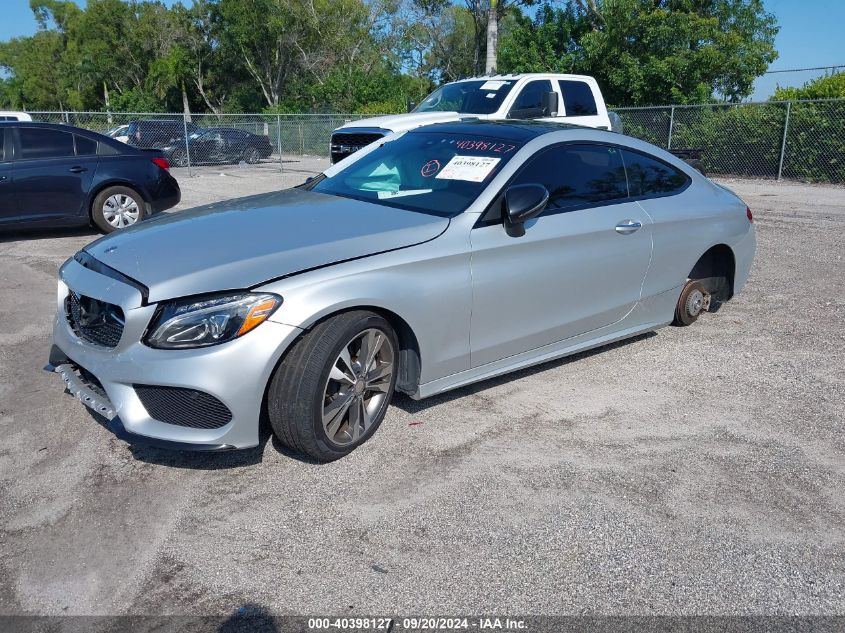 WDDWJ4KB1JF689483 2018 MERCEDES-BENZ C CLASS - Image 2