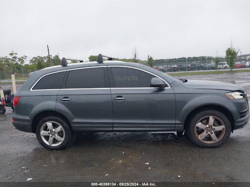 2013 Audi Q7 3.0 Tdi Premium VIN: WA1LMAFE7DD004081 Lot: 40398134