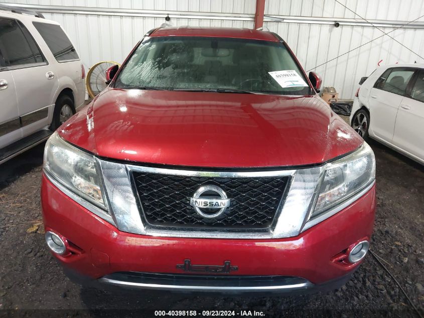 2015 Nissan Pathfinder Sl VIN: 5N1AR2MN4FC665496 Lot: 40398158