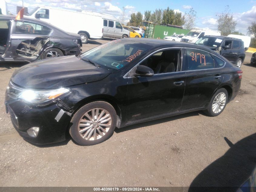 2014 Toyota Avalon Hybrid Xle Touring VIN: 4T1BD1EB6EU025493 Lot: 40398179