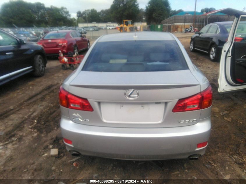 2007 Lexus Is 350 VIN: JTHBE262472012759 Lot: 40398205